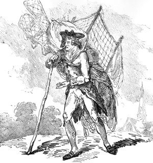 'Aerostation out at Elbows' or 'The Itinerant Aeronaut', 1786. Artist: Thomas Rowlandson