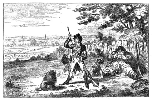 'Cockney Sportsmen Recharging', 1800. Artist: Unknown