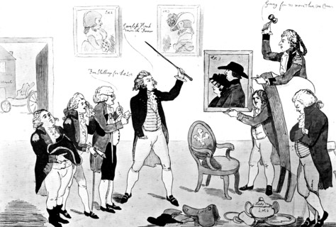 'A Scene in the School for Scandal', 1786. Artist: Unknown
