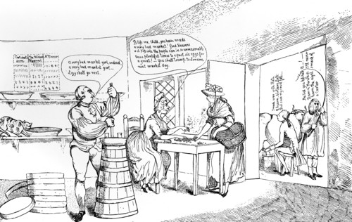 'Summer Amusement at Farmer G----'s near Windsor', 1786. Artist: Unknown