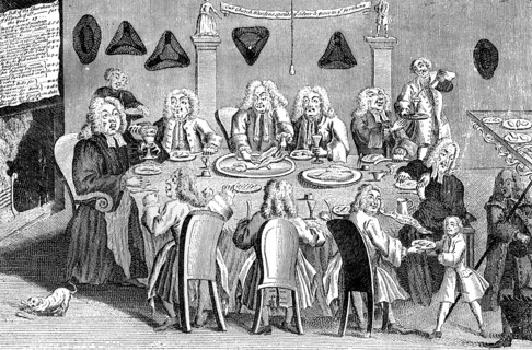 'A Parish Feast', 1741. Artist: Unknown