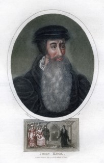 'John Knox', Scottish religious reformer, 1812.Artist: J Chapman