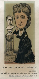 'HM the Empress Eugénie', c1879.Artist: Faustin