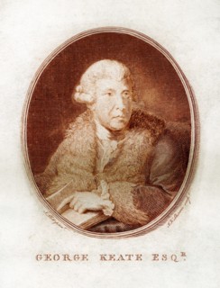 George Keate, author, painter and friend of Voltaire, 1781.Artist: John Keyse Sherwin