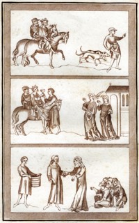 The Life of Thomas Becket, (1801).Artist: Joseph Strutt