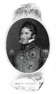 Prince Leopold of Saxe-Coburg-Saalfeld, 19th century.Artist: Holl