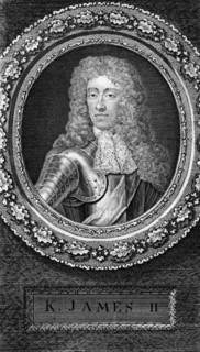 King James II of England, (18th century).Artist: George Vertue