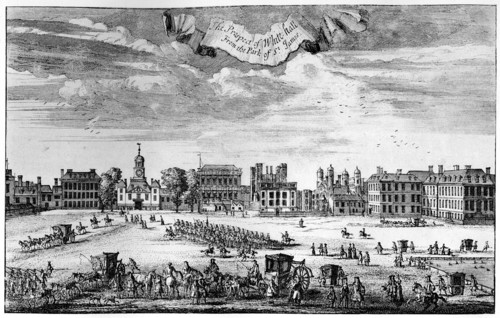 View of Whitehall from St James's Park, 17th-18th century, (1908). Artist: Unknown
