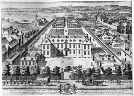 Burlington House, Piccadilly, early 18th century, (1908).Artist: Johannes Kip