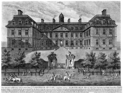Clarendon House, Piccadilly, 17th century, (1908). Artist: Unknown