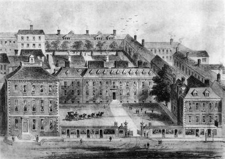 Leicester House, Leicester Fields, 18th century, (1908). Artist: Unknown
