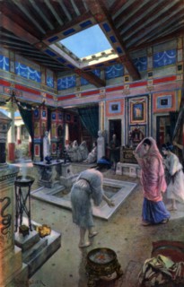 Domestic life of the ancient Romans, (19th century).Artist: Adolphe Forestier