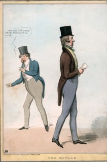 'The Rivals', 1836. Creator: Alfred Ducôte.