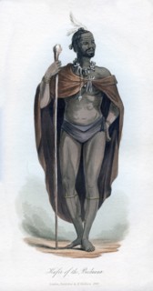 'Kafir of the Bechuana', 1848. Artist: Unknown