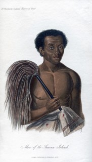 'Man from the Samoan Islands', 1848. Artist: Unknown