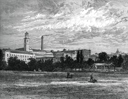 Saltaire works, c1880. Artist: Unknown
