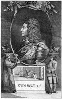 George I of Great Britain.Artist: S Springsgoth