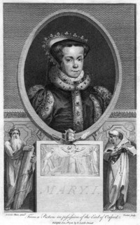 Queen Mary I of England, (1788).Artist: Thomas Trotter