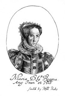 Queen Mary I of England. Artist: Robert Peake