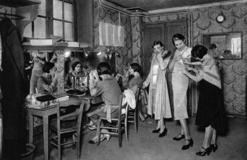 Models at a great dressmakers, Paris, 1931. Artist: Ernest Flammarion