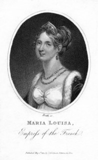 Empress Marie-Louise, second wife of Napoleon, 1810.Artist: Heath