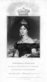 Augusta Wilhelmina Louise, Duchess of Cambridge, 1830.Artist: Say