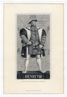Henry VIII of England, (1491-1547).Artist: T Brown