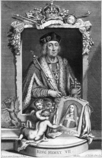 Henry VII of England, (18th century).Artist: George Vertue