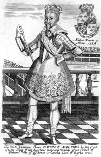 Gustavus Adolphus, King of Sweden. Artist: Unknown