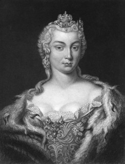 Maria Theresa, Archduchess of Austria and Queen of Hungary and Bohemia.Artist: J Hinchcliff