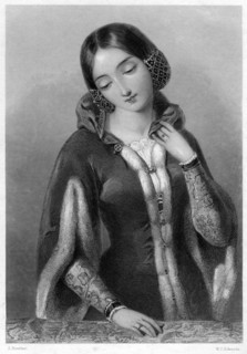 Anne of Bohemia, Queen Consort of Richard II of England.Artist: WJ Edwards