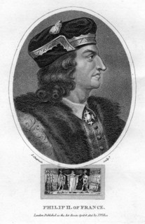 Philip II, King of France, (1805).Artist: J Chapman