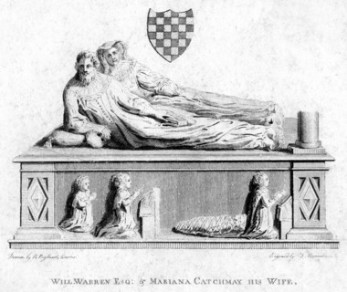 William Warren and his wife, Mariana Catchmay, 1788. Artist: Unknown