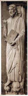 Christ teaching, Cathedral of Chartres, France, 13th century. Artist: Unknown