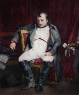 'Napoleon at Fontainebleau During the First Abdication - 31 March 1814', (1845).Artist: Paul Delaroche