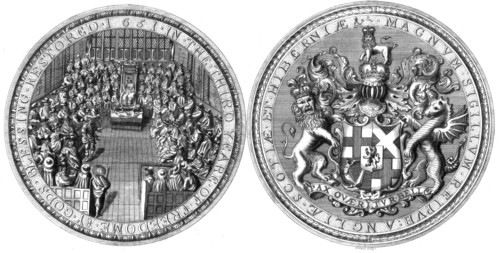 The Great Seal of the Commonwealth of England, 1651 (1785).Artist: Goldar
