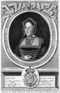 Catherine of Aragon, first wife of Henry VIII of England.Artist: R White