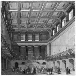 The Great Hall, Euston Square satation, 1849. Artist: Unknown