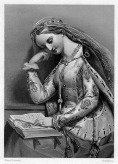 Elizabeth of York, Queen Consort of King Henry VII of England, (19th century).Artist: WH Egleton