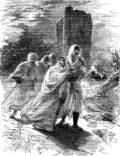 Flight of Matilda from Oxford, 1142. Artist: Unknown