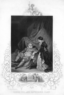 Henry VIII and Catherine Parr, (19th century). Artist: J Rogers