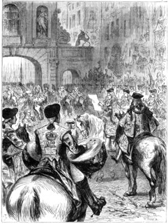 Proclamation of George I as King of Great Britain and Ireland, 1714.Artist: W Thomas
