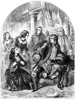 The countess of Derwentwater pleading for her husband's life, 1715-1716. Artist: Unknown