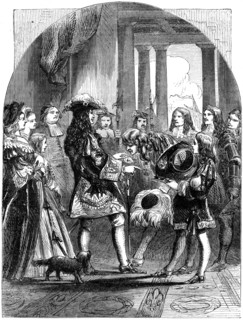 James II taking leave of Louis XIV of France, 1689. Artist: Unknown