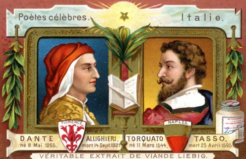 Dante Allighieri and Torquato Tasso, c1900. Artist: Unknown