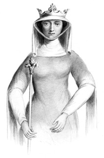 Isabella of France, Queen Consort of Edward II of England.Artist: Henry Colburn