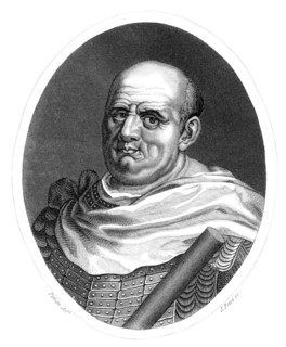 Vespasian Caesar, Roman Emperor.Artist: J Pass