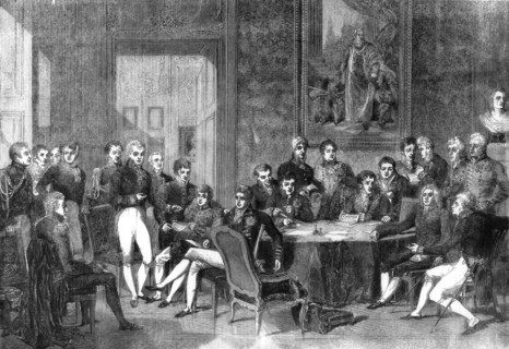 The Congress of Vienna, 1856.Artist: Eugene Louis Gabriel Isabey