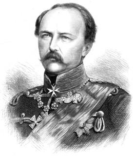 Prince Frederick Charles Nicholas of Prussia (1828-1885), 1870. Artist: Unknown
