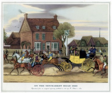 'On the Newmarket Road, 1820', (1825). Artist: Unknown